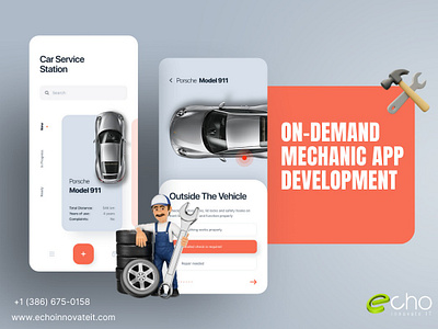 On-Demand Mechanic App Development custom app development mechanic app mobile app on demand app