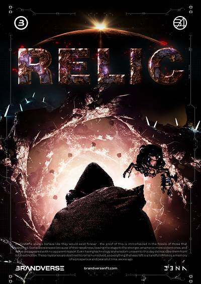 Relic Poster & Short Film animation design graphic design motion graphics typography