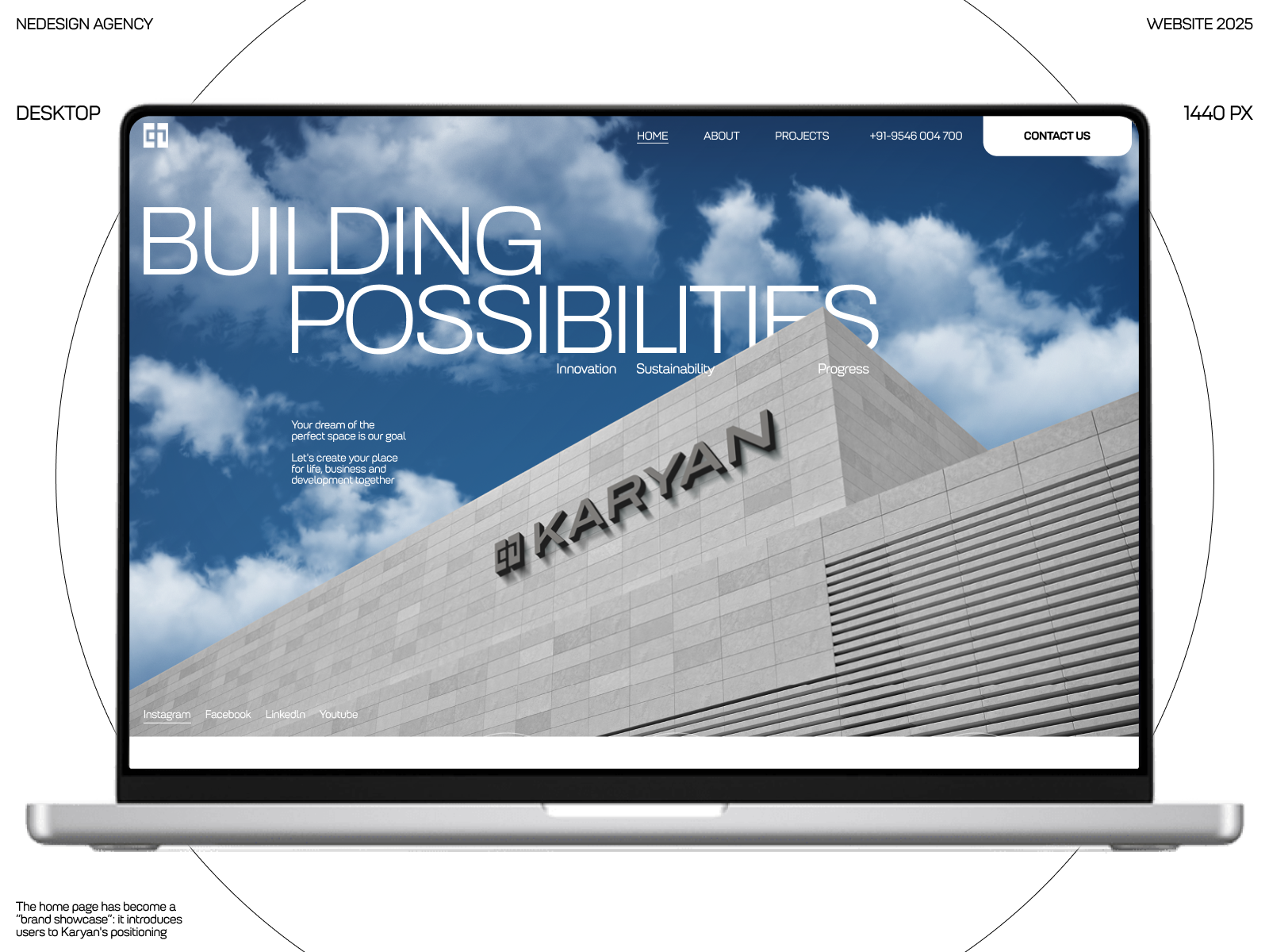 Example of Website Design & Development