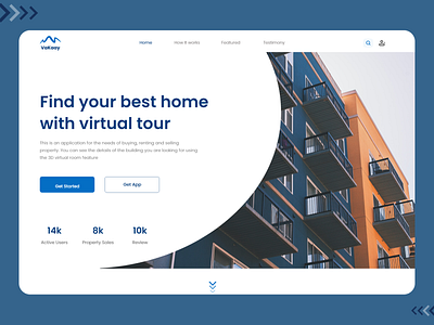 Vaakay Website @design @uiux realestate rental sales ui webdesign