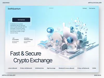 UI&UX Hero Section Concept design for NewGen Transations 3d branding creative design design figma graphic design hero section illustration illustrator landing page logo minimal typography ui ui design ux vector web webdesign website