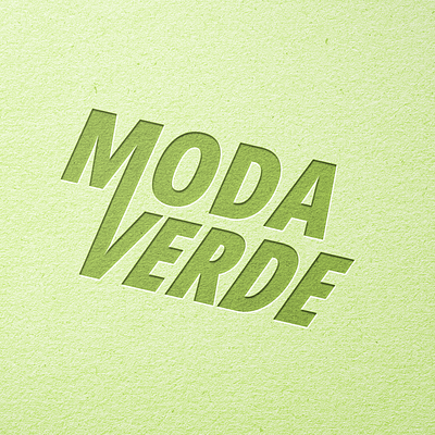 Personal Project -Branding: Moda Verde branding graphic design logo
