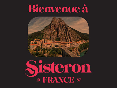 Sisteron Display Fonts swash caps