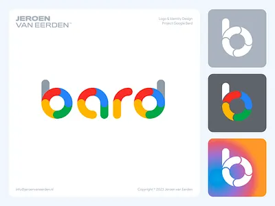 Google Bard Ai - Logo Redesign ai ai logo ai service bard brand identity design branding color wheel google google ai google bard google wheel logo logo design logo redesign visual identity design