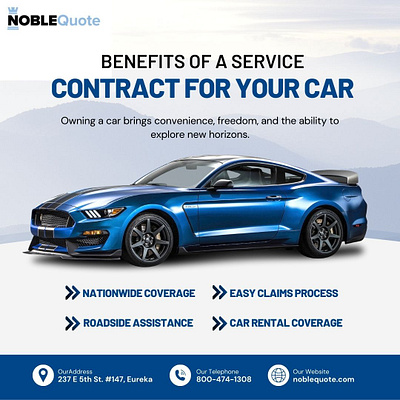 Benefits of a Service Contract for Your Car | Noble Quote service contract