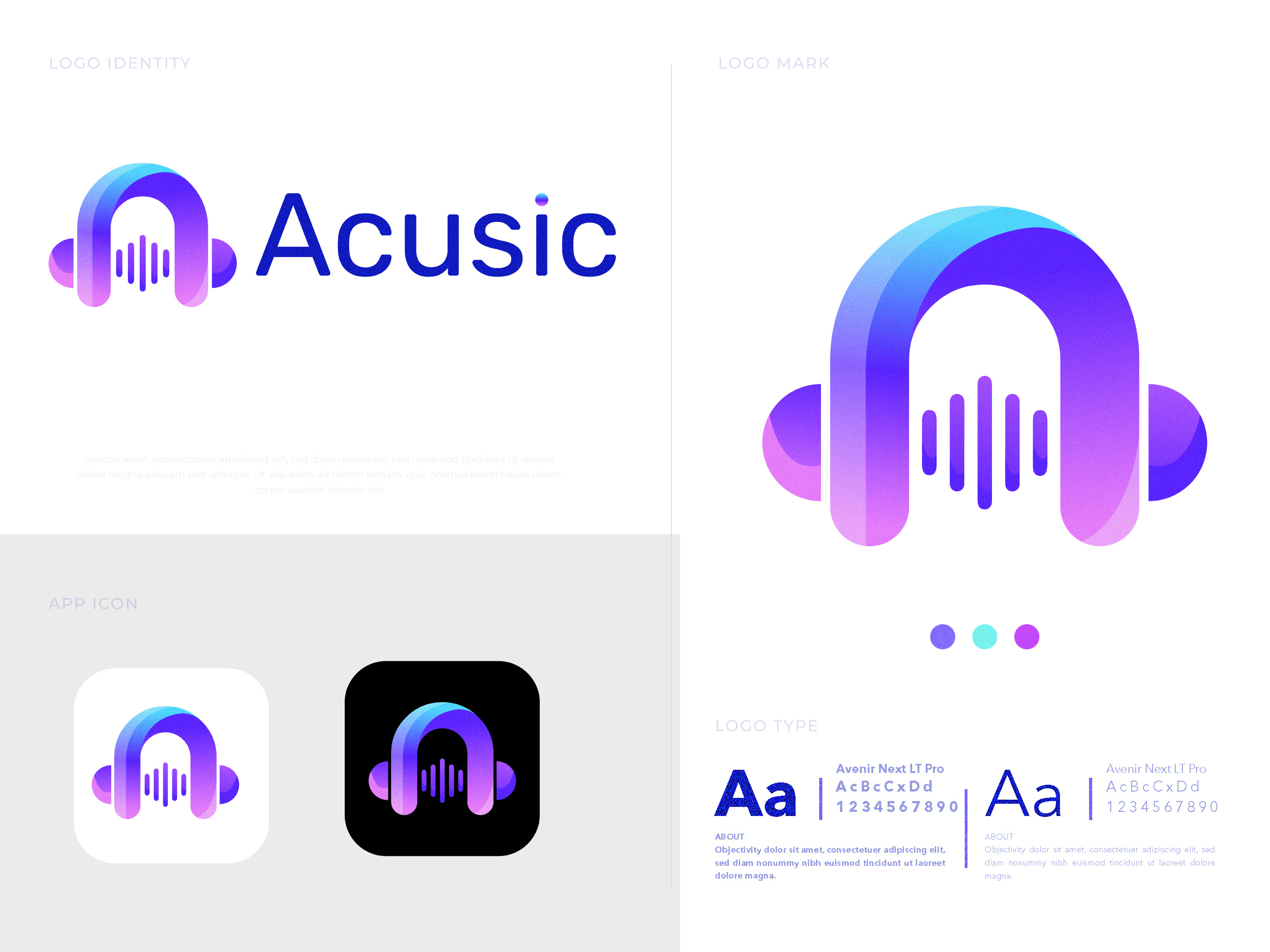 Music logo, logo design, branding, identity abstract logo brand and identity brand designer branding branding and identity colorful logo corporate brand identity creative flat gradient logo letter logo lettermark logo designer logo mark symbol logotype minimal modern logo monogram letter mark music professional