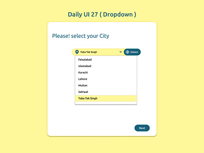 Daily UI Day 027 027 dailyui dailyuichallenge day027 ui