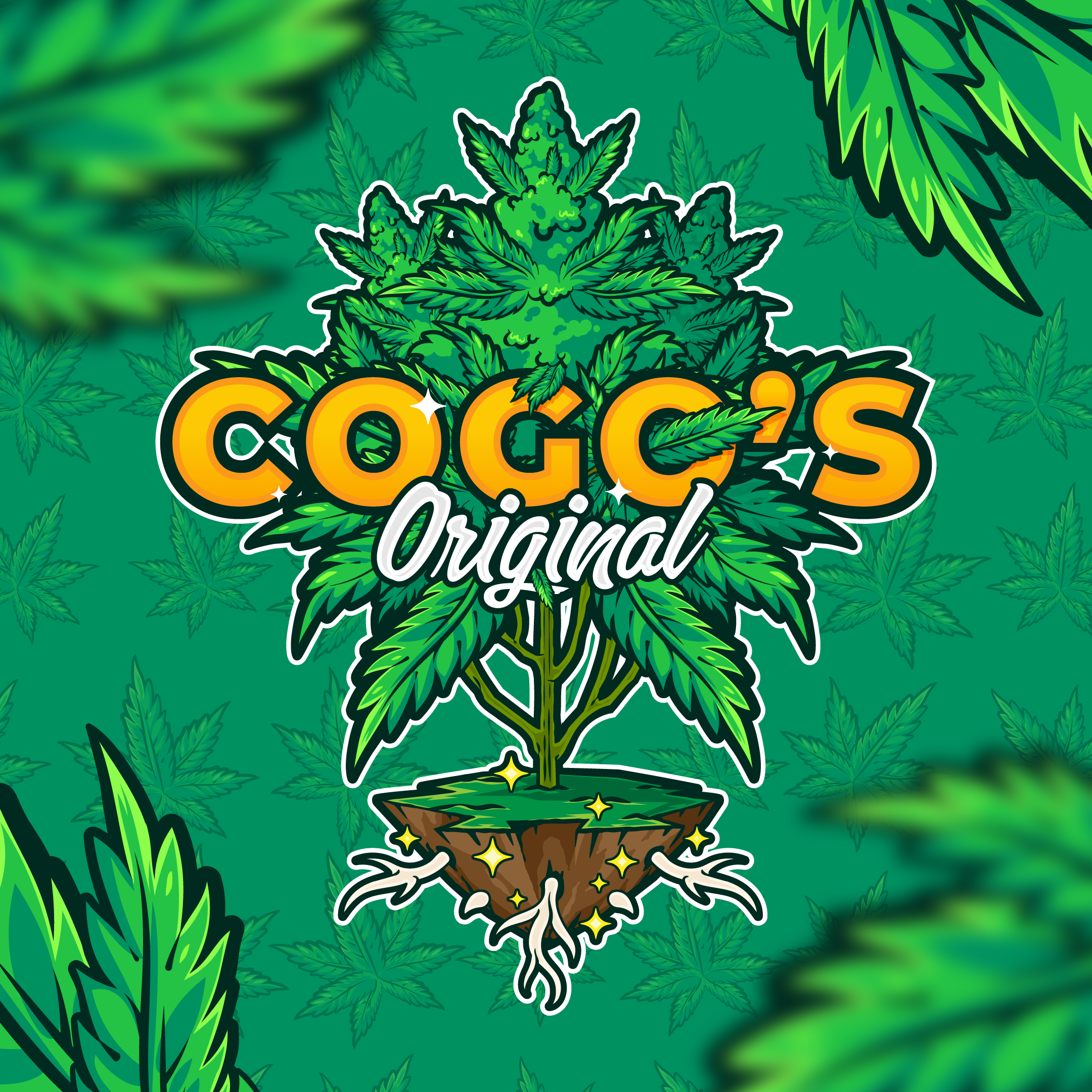 Cogo's Original Apparel Design apparel cannabis design illustration logo lush t shirt vector