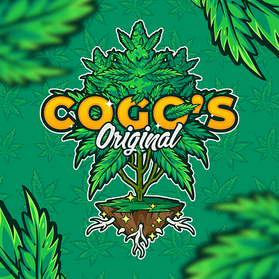 Cogo's Original Apparel Design apparel cannabis design illustration logo lush t shirt vector