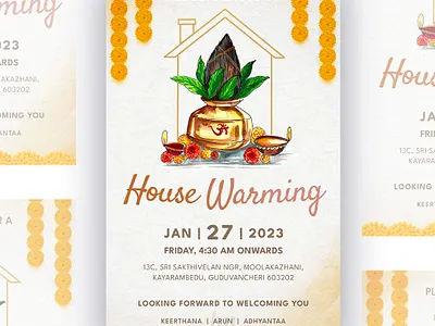 House warming - Poster design graphic design poster design