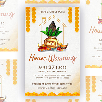 House warming - Poster design graphic design poster design