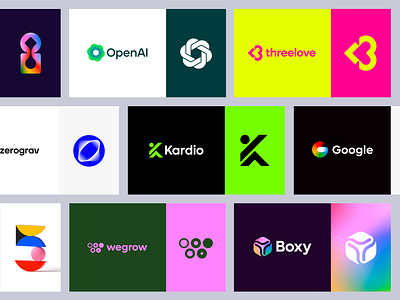#36daysoftype logo collection ( for sale ) blockchain brand branding colorful crypto digital finance fintech gradient icon letter logo logotype mark number smart technology type web3