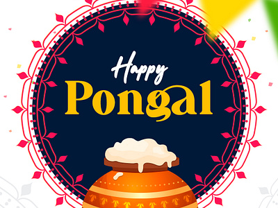 Pongal Poster Design creative idea design graphic design idea pongal poster