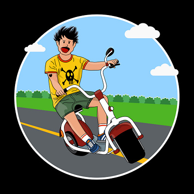 Born to be Wild :D graphic design illustration