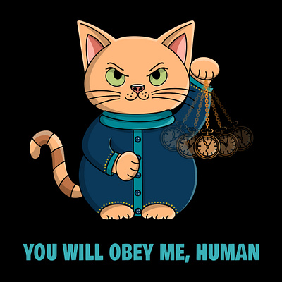 You Will Obey Me, Human graphic design illustration