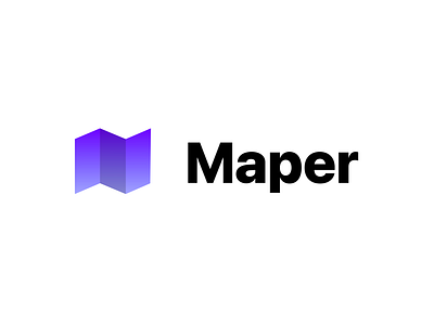 Mapper Logo Concept concept design logo map vector