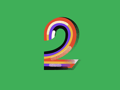 Two - 36 days of type 36 days 36 days 2 36 days of type animation art direction artwork branding design graphic design illustration motion motion design motion graphics one stay positive two type typography ui vector