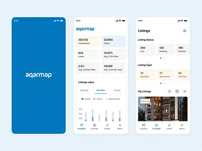 Aqarmap live app analysis app design home marketplace mobile app real estete ui ui design user interface ux ux design