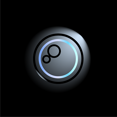 Gradient logo for ProyectOr app app logo art black branding circle color design designer digital art graphic design illustration lenses light logo projector reflection ui ux vector