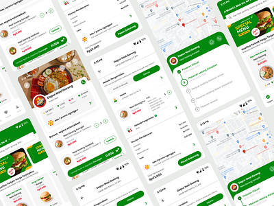 Food Rescue delivery order food food delivery food rescue green mobile ui ux