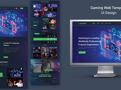 World of Game  Online Games Website by Nguyen Duc Nam Cuong ✪ on Dribbble