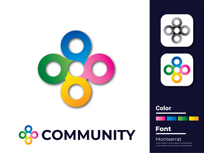 Community Logo design brand identity