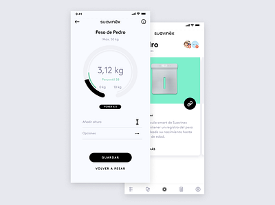 Smart weighing - Oblumi app design sketch ui design ux design