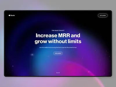 SaaS Landing Page design saas saas landing page startup landing page tech landing page ui ui design ux design visual design web design