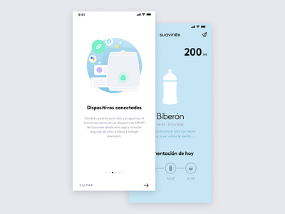 Suavinex Link App - Oblumi app design sketch ui ui design ux ux design