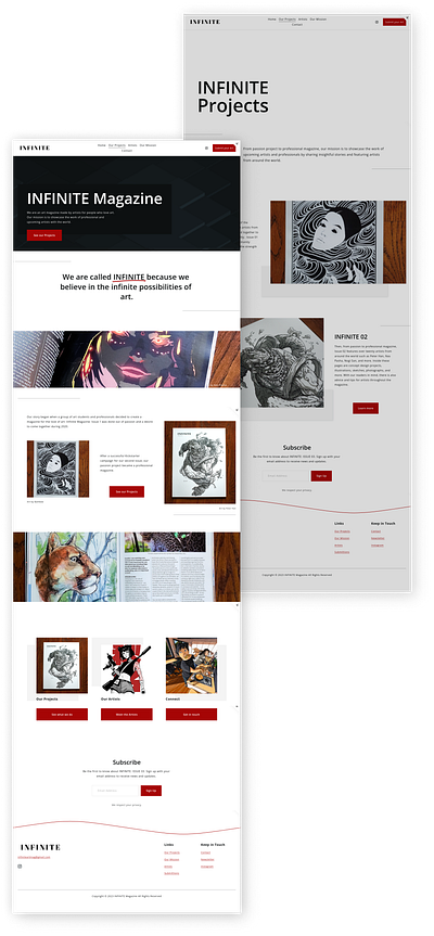 Squarespace Website Design art portfolio branding design editorial magazine minimal minimalist mobile publishing squarespace ui web design website design