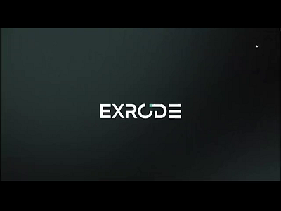 EXRODE - case study 3d animation app brand branding clean design flat graphic design icon illustration logo logo design minimal print typography ui ux vector web