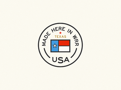 Made in Texas badge logo design badge branding design graphic design logo minimal texas vector