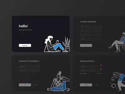 Sup bot - Onboarding Flow design flow gallery onboarding onboarding flow step design steps ui