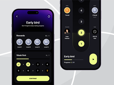 Mobile App Design for iOS/Android: UI/UX Design for Fitness App by ⭐️ ...