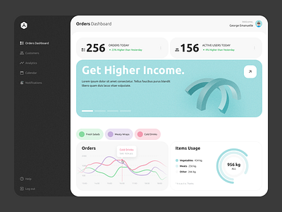 Orders Dashboard WebAPP UI concept dashboard dashboard design dashboard ui dashboard ui design inspiration saas saas design saas ui saas ui design ui ui concept ui design ui inspiration uiux uiux design ux ux design web design webapp design