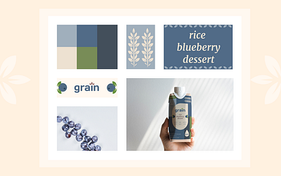 "GRAIN" plant-based milk packaging design brandingmilk eco graphic design illustration organic product vegan