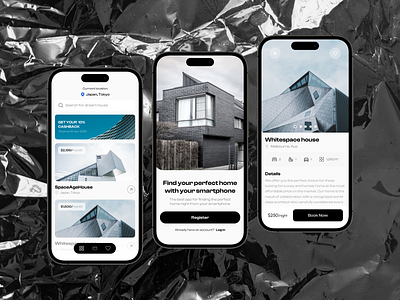 Real Estate Mobile App design mobile mobile app real esatate saas ui ux