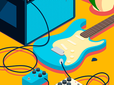 strat illustration vector