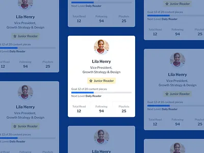 Profile Card card design indiana indianapolis innovatemap product design profile profile card progress slider stats ui ui design ux
