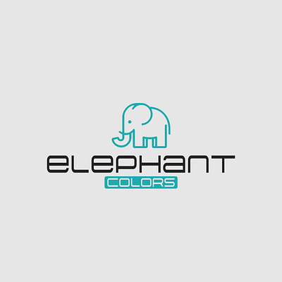 Elephant Logo Design branding design graphic design illustration logo typography vector