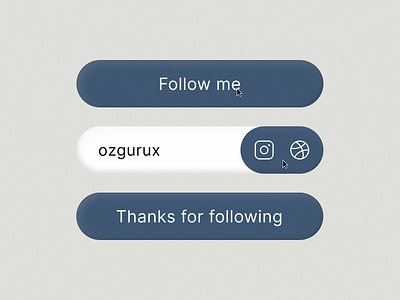 Follow/Subscribe Button 026 26 button challange daily daily 100 challenge daily ui dailyui follow follow button newsletter subscribe subscribe button subscribe form subscription typing ui 26 ui challange ui26
