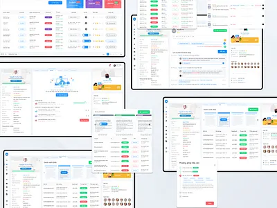 CRM - UI UX design illustration ui ux