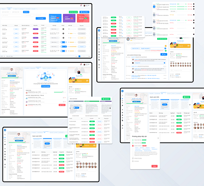 CRM - UI UX design illustration ui ux