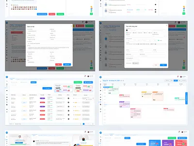 CRM design illustration ui ux