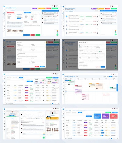 CRM design illustration ui ux