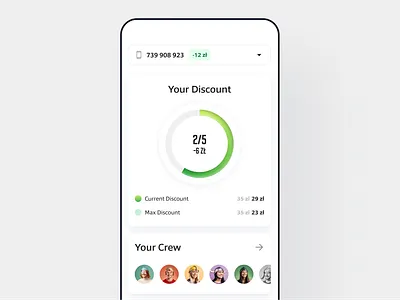 Mobile Vikings - Loyalty Program Design chart charts dashboard gamification loyalty mobile app neumorphism points ui ux