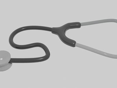 Stethoscope blender3d medical design medical product