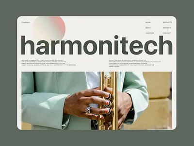 Harmonitech web design figma music musicwebsite web web design webdesign website website design websitedesign websitedevelopment