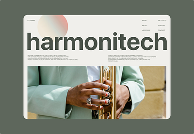 Harmonitech web design figma music musicwebsite web web design webdesign website website design websitedesign websitedevelopment