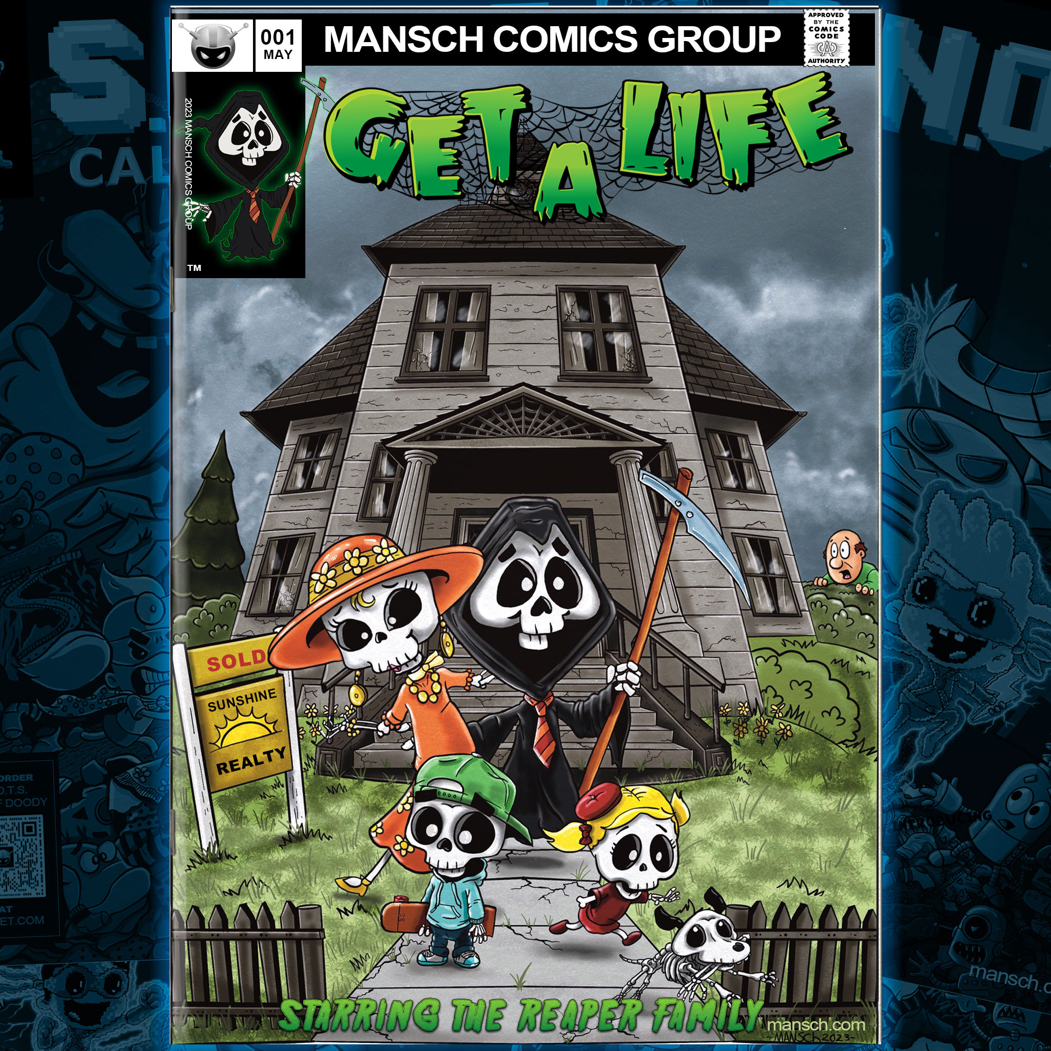 Get a Life cartoon colorful comic editorial graphicnovel illustration